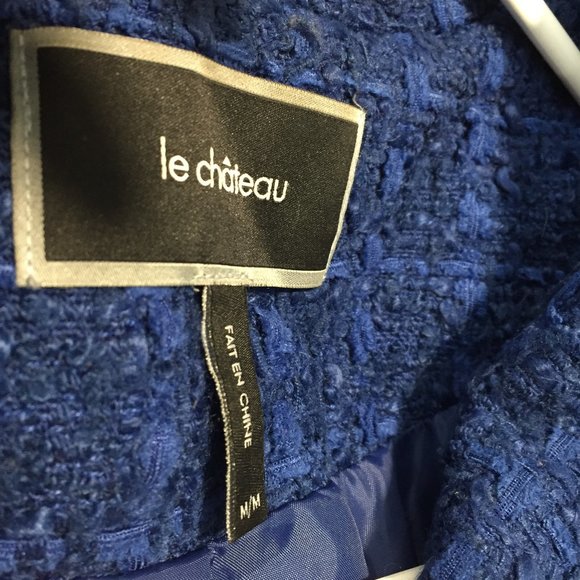 Le Chateau Size M Blue Jacket - Picture 3 of 8